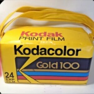 Vintage Kodak Kodacolor Gold 100 Film Insulated Cooler - Yellow and Black